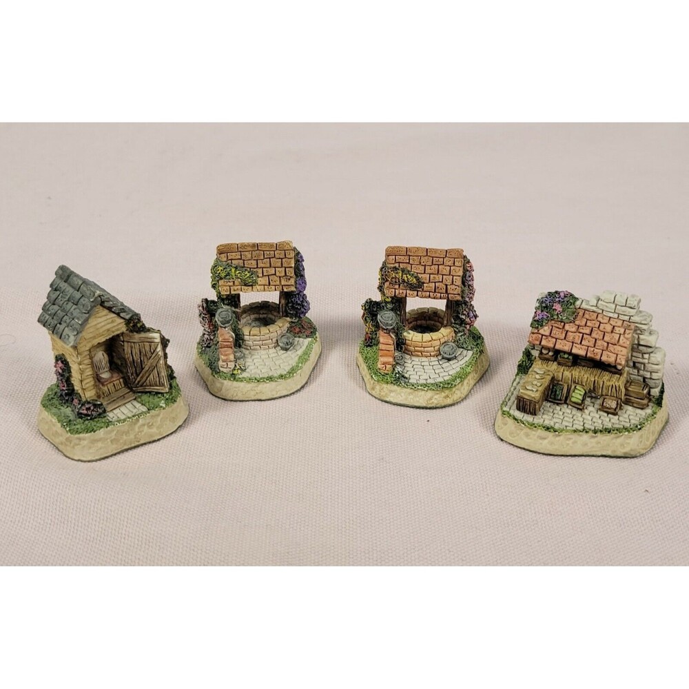 Vintage Lot of 4 David Winter CAMEO Cottages from 1991